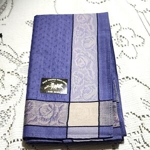 Palm Springs Polo Club dark purple and Tan  Scarf